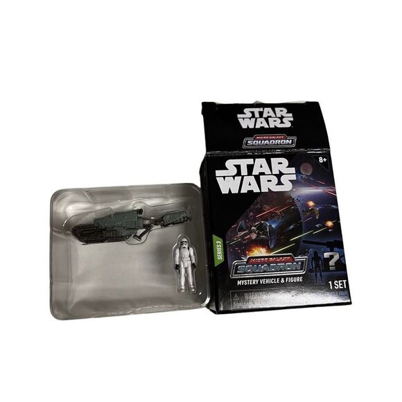 Star Wars‎ Micro Galaxy Squadron Series 3 Tread Speeder First Order Stormtrooper - Picture 1 of 4